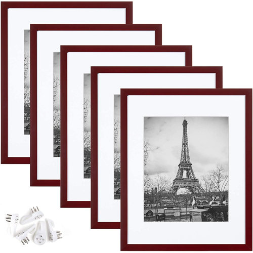 Latitude Run® 11X17 Picture Frame Set Of 5,Display Pictures 9X15 With